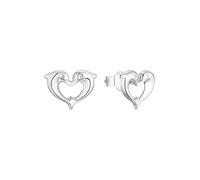 AMOR - Boucles d'Oreilles pour Enfant - Unisexe en Argent 925 - Clou d'Oreille en Forme Dauphin - AMR-E0091