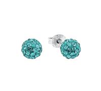 AMOR - Boucles d'Oreilles pour Femme en Argent 925 - avec Cristal - Clou d'Oreille - AMR-E0098