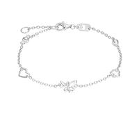 Amor bracelet 925 en argent sterling pour enfants, 17+2 cm, argent, coeur, Livré en boîte cadeau,