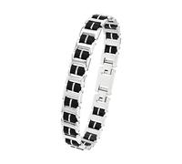 AMOR - Bracelet pour Homme en Acier inoxydable - Argenté - AMR-B0018
