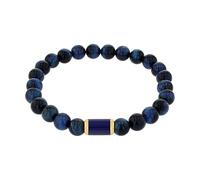 Amor - Bracelet pour Homme en Acier inoxydable - Doré - avec Œil-de-Tigre - AMR-B0062