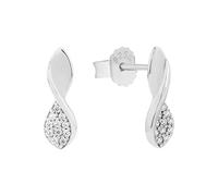 Amor Clous d'oreilles pour femme en argent sterling 925 avec zircone 14 mm Argent Idée cadeau Livré dans une boîte cadeau 2100168