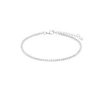Amor Cupidon Bracelet en argent sterling 925 Bracelet pour femme, avec zircone cubique synthétique, 17+3 cm, argent, livré dans une boîte cadeau de bijoux, 2026015