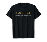 Amor Fati Love of Fate Stoic Philosophie Latine Citation Top T-Shirt