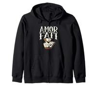 Amor Fati Proverbe Latin Citation inspirante de philosophie stoïque Sweat à Capuche