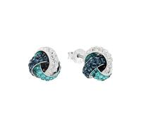 Amor Ohrstecker 925 Sterling Silber Damen Ohrschmuck, mit Schmuckstein, 1 cm, Kommt in Schmuck Geschenk Box