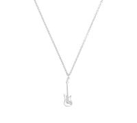 Amor Scorpions by Chaîne avec pendentif en argent sterling 925 unisexe pour homme et femme, 45 + 5 cm, en forme de guitare, livré dans une boîte cadeau