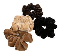 AMOR SPES Lot de 4 chouchous en velours pour femme - Accessoires pour cheveux