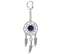 AMOR SPES Porte-clés attrape-rêves avec douze constellations vintage en forme de plume - Cadeau d'anniversaire pour homme et femme, Sagittaire, Taille unique, Chaîne, vintage
