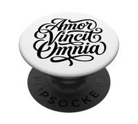 Amor Vincit Omnia Love conquiert Toutes Les Saint-Valentin PopSockets PopGrip Adhésif