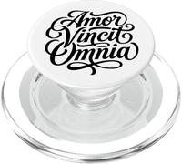 Amor Vincit Omnia Love conquiert Toutes Les Saint-Valentin PopSockets PopGrip pour MagSafe