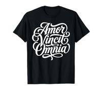 Amor Vincit Omnia Phrase Latine Love Conquers All T-Shirt