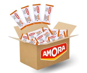 AMORA | 100 sticks de Moutarde de Dijon | dose individuelle 5 ml