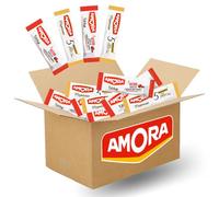 AMORA - 100 sticks de sauce Mayonnaise et Ketchup - bi-goût 10 ml