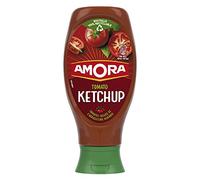 Amora Ketchup Flacon Souple tête en bas, sans conservateurs, ni édulcorants 550g