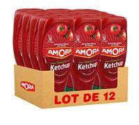 Amora, Ketchup Nature, sans conservateur (Lot de 12x550g)
