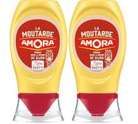 AMORA La Moutarde de Dijon Flacon Souple 265 g (Lot de 2)
