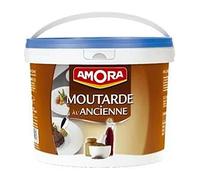 Amora Sauce Moutarde à l’Ancienne Maxi Format 5Kg (lot de 2)