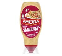 AMORA - Sauce Samouraï Épicée pour Relevé Vos Plats, Texture Onctueuse en Bouteille 435g - Le Lot De 4