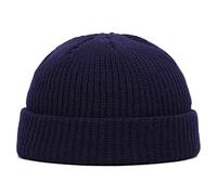 Amorar Chapeau d'hiver Bonnet Dockercap Unisexe Roulé Manchette Rétro Travailleur Marin Casquette sans Bord Neuf Style de Street Bonnet Casquette de Baseball Brimless Beanie Landlord Hat