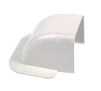 Amorce de mur pour goulotte M1 de largeur 80 mm - ivoire EID