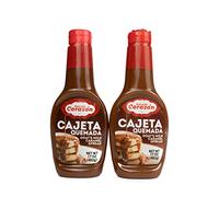 Amorcito Corazón - Cajeta Mexicana au lait de chèvre - Lot de 2 bouteilles compressibles de 482 g - Texture lisse, saveur caramélisée, saveur mexicaine authentique