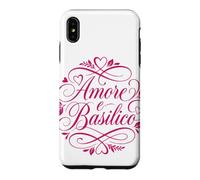Amore e Basilico Design Italien Love and Basilic Coque pour iPhone XS Max