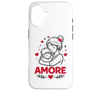 Amore Infinito - Unico Genitore and Fille Coque pour iPhone 16