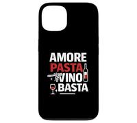 Amore Pasta Vino e Basta - Humour Italien Nourriture Coque pour iPhone 13