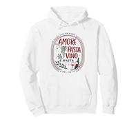 Amore Pasta Vino e Basta - Humour Italien Nourriture Sweat à Capuche