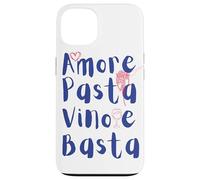 Amore pâtes vino e basta Italie été Coque pour iPhone 13
