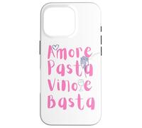 Amore pâtes vino e basta Italie été Coque pour iPhone 16 Pro