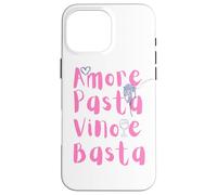 Amore pâtes vino e basta Italie été Coque pour iPhone 16 Pro Max