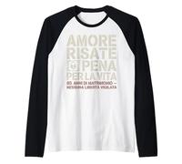 Amore Risate E Pena Per La Vita Regalo 65 Anni Di Matrimonio Manche Raglan