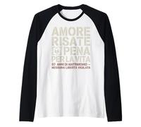 Amore Risate E Pena Per La Vita Regalo 7 Anni Di Matrimonio Manche Raglan