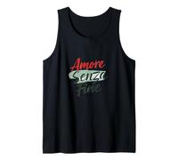Amore Senza Fine Lettrage italien Love Débardeur