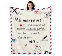 Amorea Ma Marraine J’AI essayé de trouver Le Cadeau Parfait pour toi - mais tu m’as déjà… Moi Couverture pour Marraine Cadeau Amusant Anniversaire Fête des Mères Cadeau de Noël (Marraine-a)