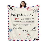 Amorea Ma Patronne J’AI essayé de trouver Le Cadeau Parfait pour toi - mais tu m’as déjà… Moi Couverture pour Femme d'affaires Cadeau Humoristique Cadeau d'anniversaire Cadeau de Noël (Patronne-a)