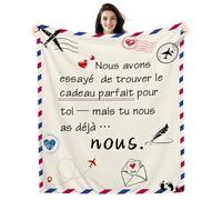 Amorea Nous Avons essayé de trouver Le Cadeau Parfait pour toi - mais tu Nous as déjà… Nous Couverture Cadeau Amusante pour Maman Papa Fille Fils Mamie Papi Sœur Amis Anniversaire Cadeau de Noël(b)