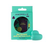 AMORELIE JOY - Vibromasseur Doigt Twerk | Imperméable en Silicone & ABS | Turquoise