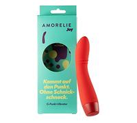 AMORELIE Joy - Vibromasseur point G Bloom | Étanche Rechargeable (Rouge)