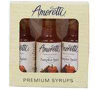 Amoretti Premium Pumpkin Spice Syrups 50ml 3 Pack