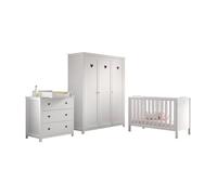 Amori Lit Bébé 60x120cm Commode Plan à Langer Armoire 3p