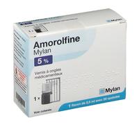 AMOROLFINE VIATRIS 5% VERNIS Vernis À Ongles Médicinal 2,5 ml