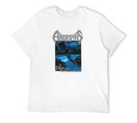 Amorphis Tales from The Thousand Lakes T-Shirt Graphic Tee Printed Top Mens White Shirt XXL