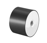 Amortisseur à filetage en caoutchouc 1 amortisseur en caoutchouc M6/M8/M10 filetage femelle, isolateur anti-vibrations, supports, bobines, amortisseur, bloc de base Silentblock, type DE(M8 30x20mm)