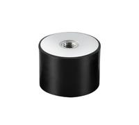 Amortisseur à filetage en caoutchouc Amortisseur en caoutchouc à tête, fil intérieur, coussin anti-vibration, vis M3 M4 M5 M6 M8, isolateur de bobine(DE20X20XM5)