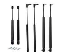 Amortisseur à gaz 2x/6x Capot/Tailgat/lève-vitre Arrière Bras Tige Support Ressorts À Gaz Amortisseurs Barre Jambe Force pour Jeep pour Grand pour Cherokee WJ WG Verin à Gaz(Bonnet)