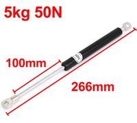 Amortisseur à gaz 5kg/50N Amortisseur à gaz de compression Charnière Lève-porte Amortisseur à gaz accessoires auto 266mm Argent