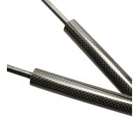 Amortisseur à gaz arrière Amortisseur de Support de levage adapté Convient pour Cupra Formentor 2020 - 2025, 1 jeu de tiges d'accessoires, capot avant, entretoises à gaz(Black Carbon Fiber)